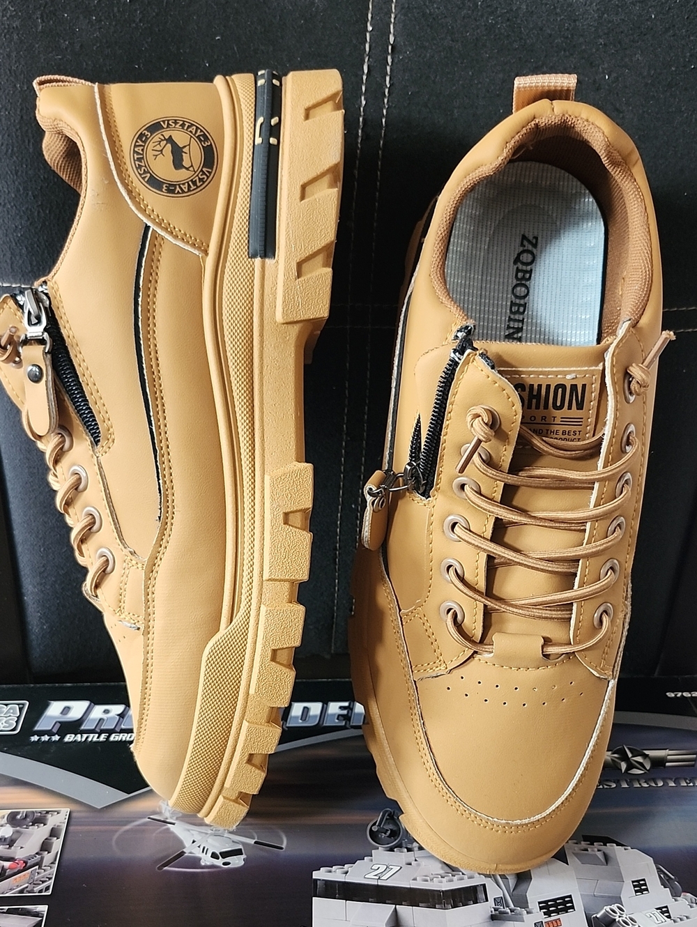 Tan Men's Casual Fashion Sneakers